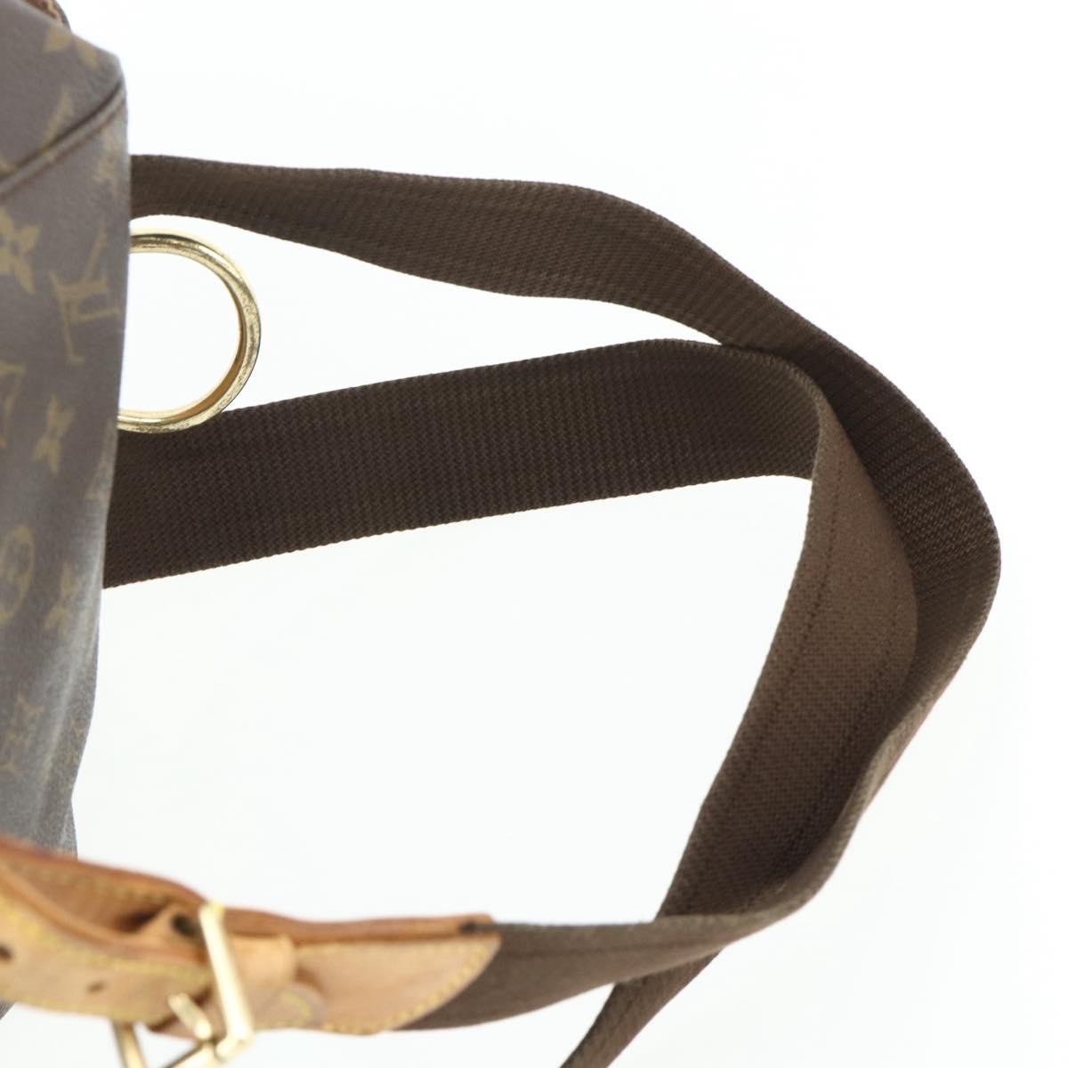 Louis Vuitton Vintage Montsouris Monogram Canvas Brown Canvas Backpack Bag (Pre-Owned)