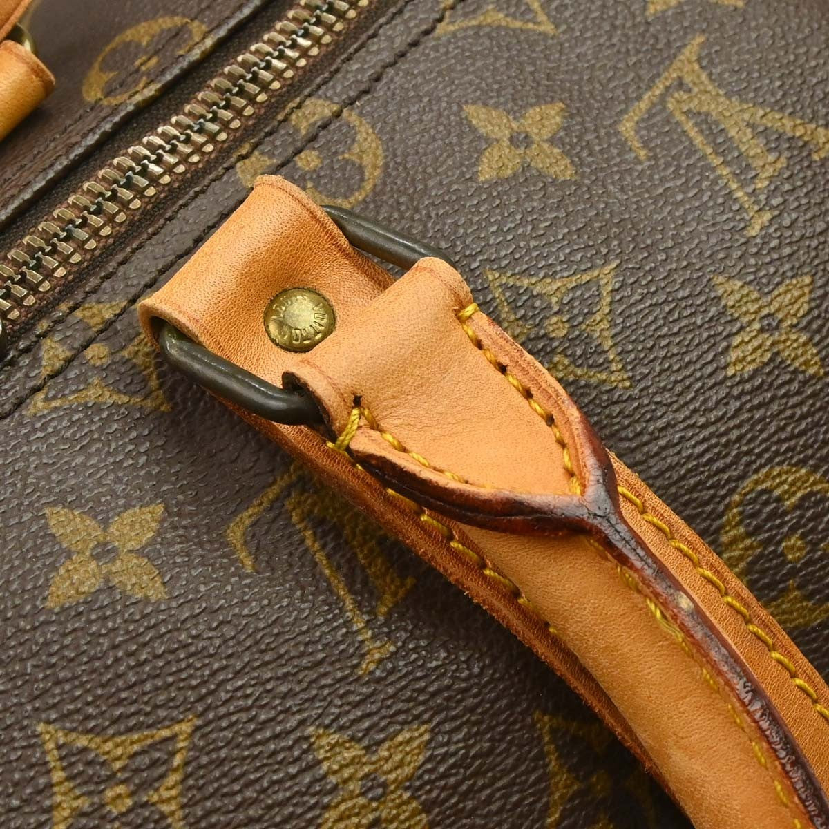 Louis Vuitton Keepall Monogram Brown Canvas Travel Bag Bag (Pre-Owned)