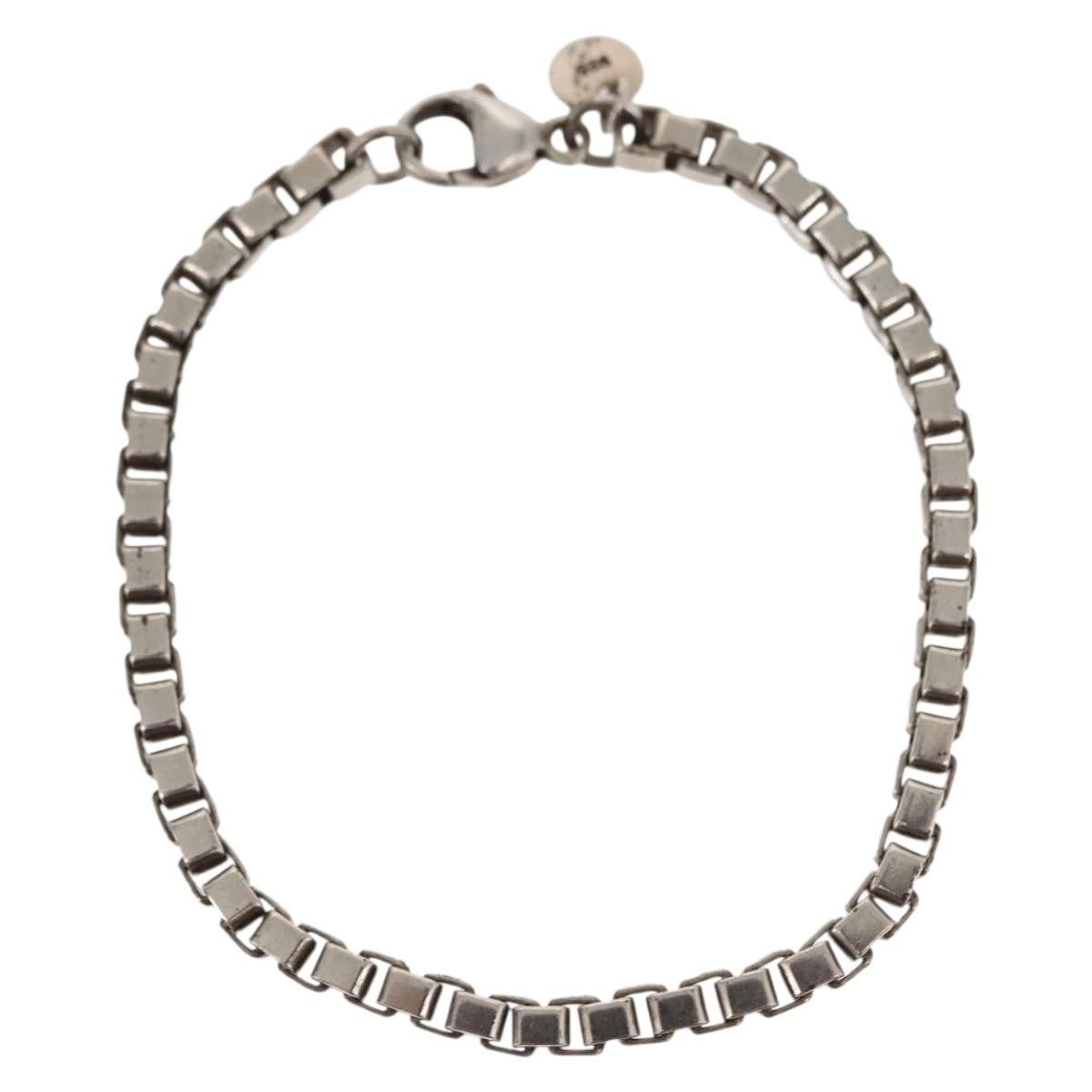 Tiffany & Co. Venetian Link Sterling Silver Silver Silver Bracelet Jewelry (Pre-Owned)