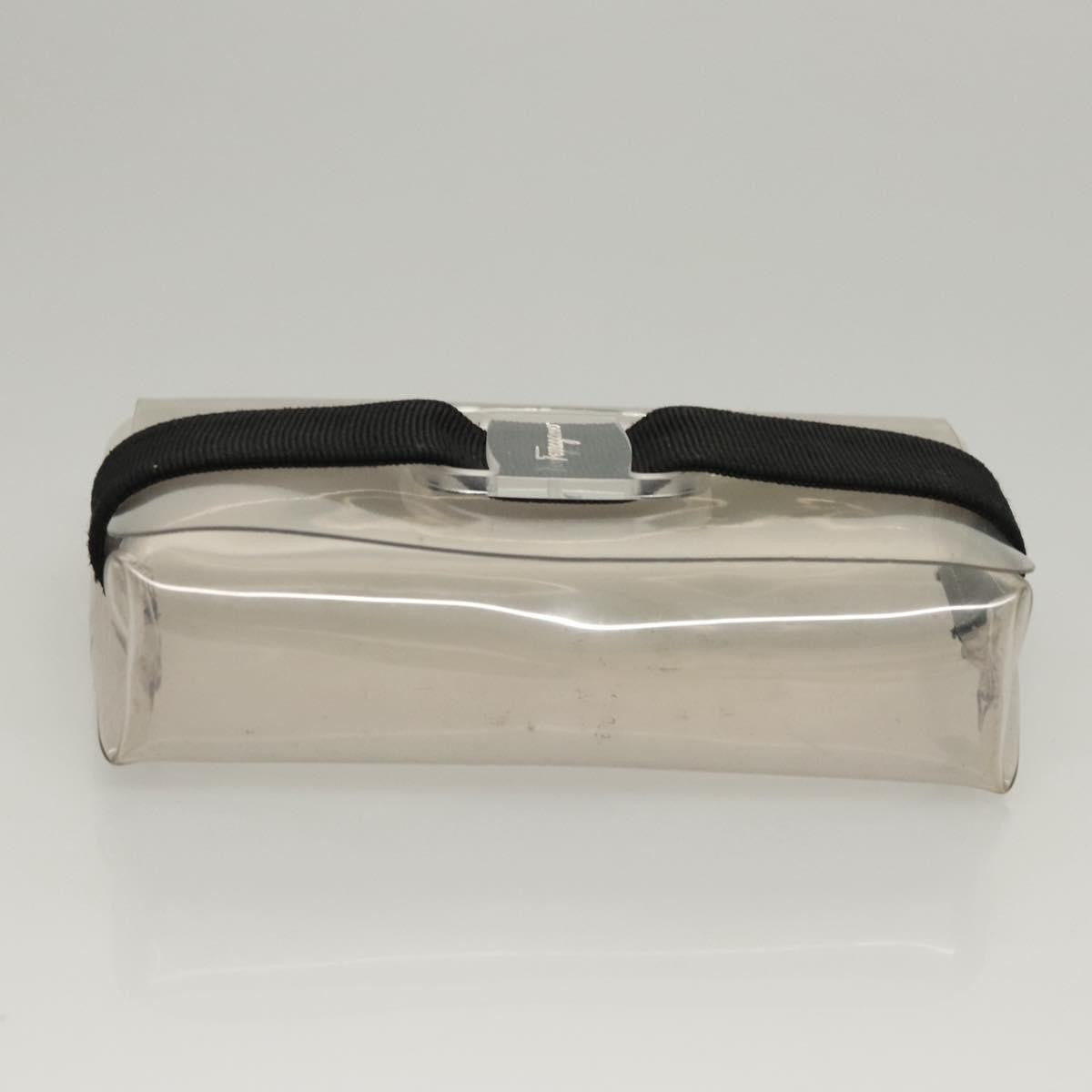 Salvatore Ferragamo Vala Vinyl Clear Plastic Shoulder Bag Bag (Pre-Owned)