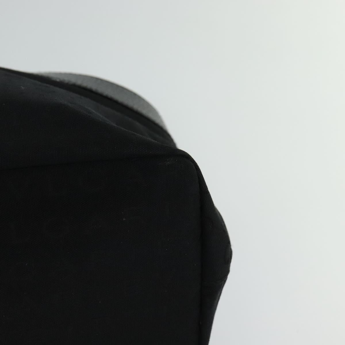 Bvlgari Logomania Canvas Black Canvas Shoulder Bag Bag (Pre-Owned)