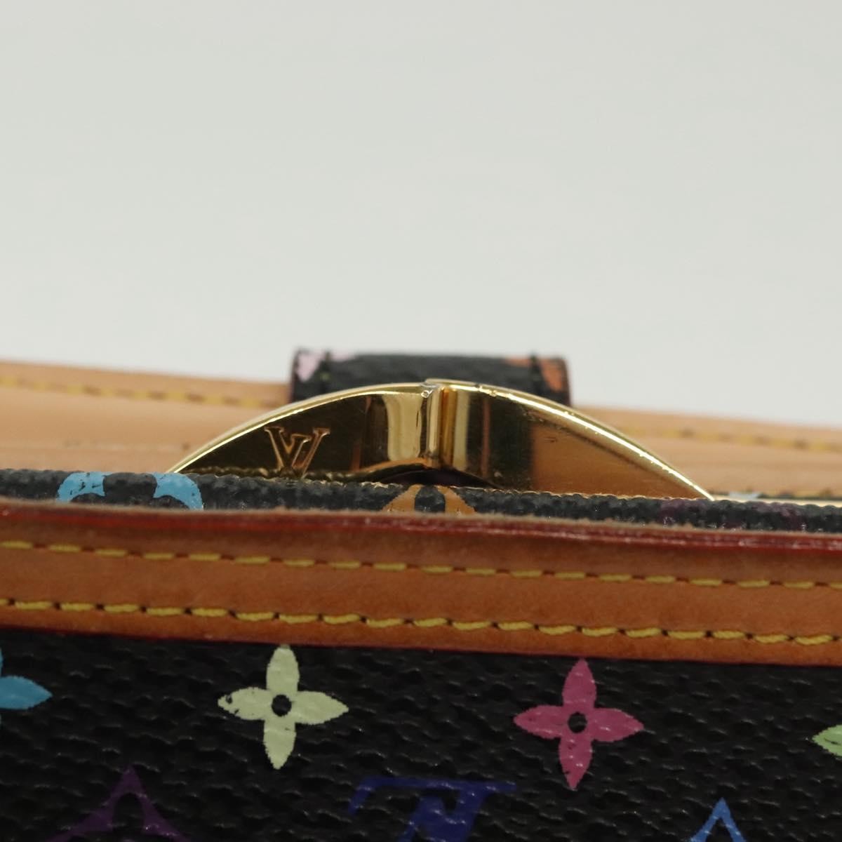 Louis Vuitton Portefeuille Viennois Monogram Canvas Black Canvas Wallets Accessory (Pre-Owned)