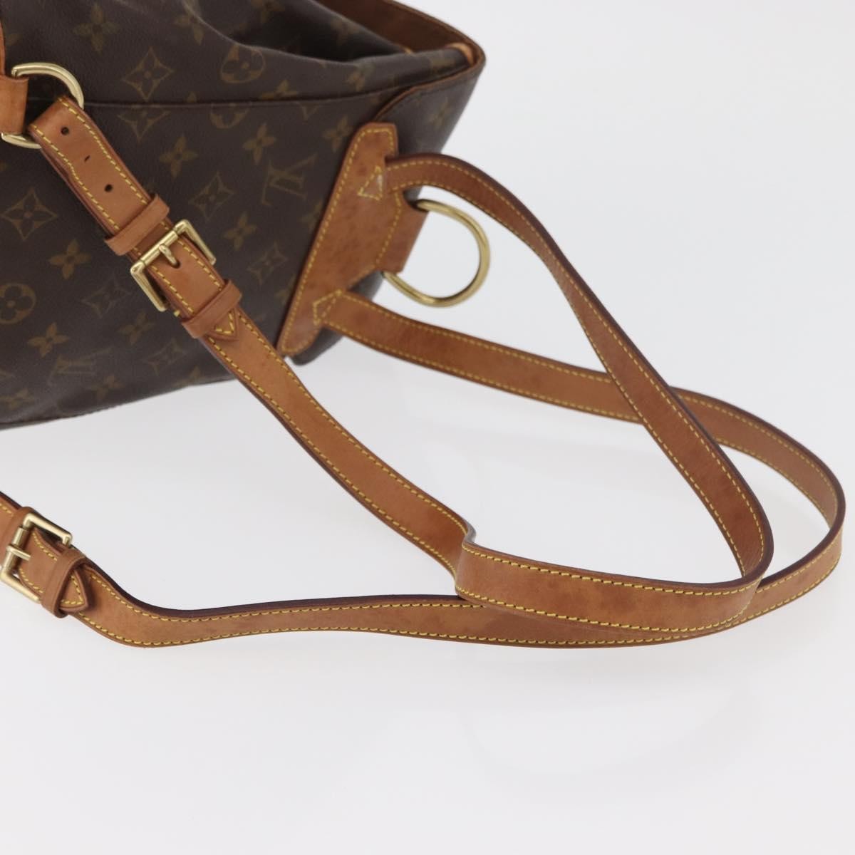Louis Vuitton Vintage Montsouris Monogram Canvas Brown Canvas Backpack Bag (Pre-Owned)