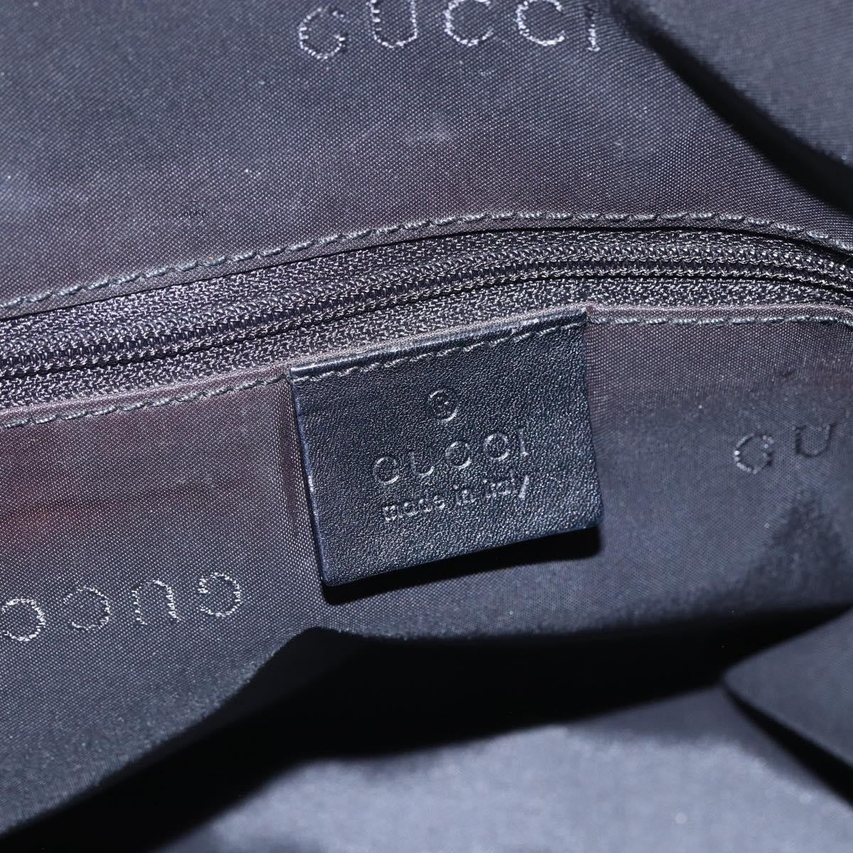 Gucci Vintage Gg Canvas Black Canvas Shoulder Bag Bag (Pre-Owned)