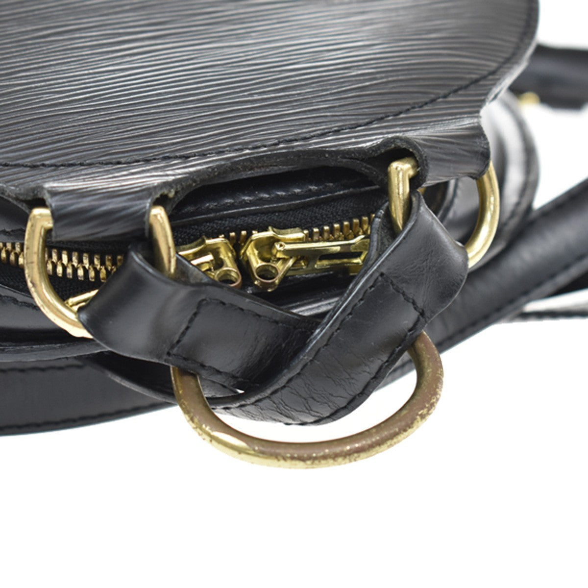 Louis Vuitton Mabillon Epi Leather Black Leather Backpack Bag (Pre-Owned)