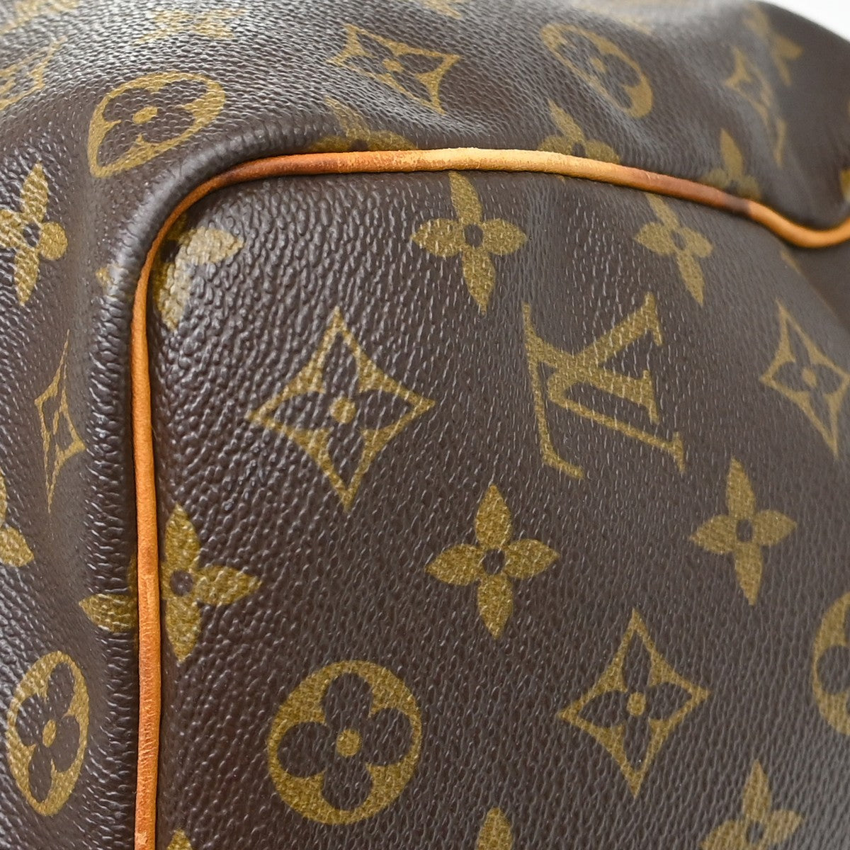 Louis Vuitton Keepall Monogram Canvas Brown Canvas Travel Bag Bag (Pre-Owned)