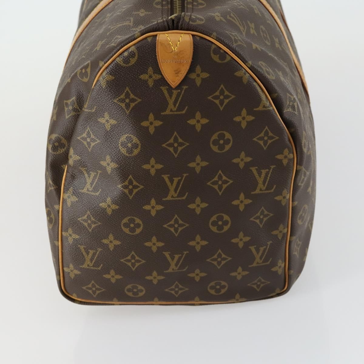 Louis Vuitton Keepall Monogram Canvas Brown Canvas Travel Bag Bag (Pre-Owned)