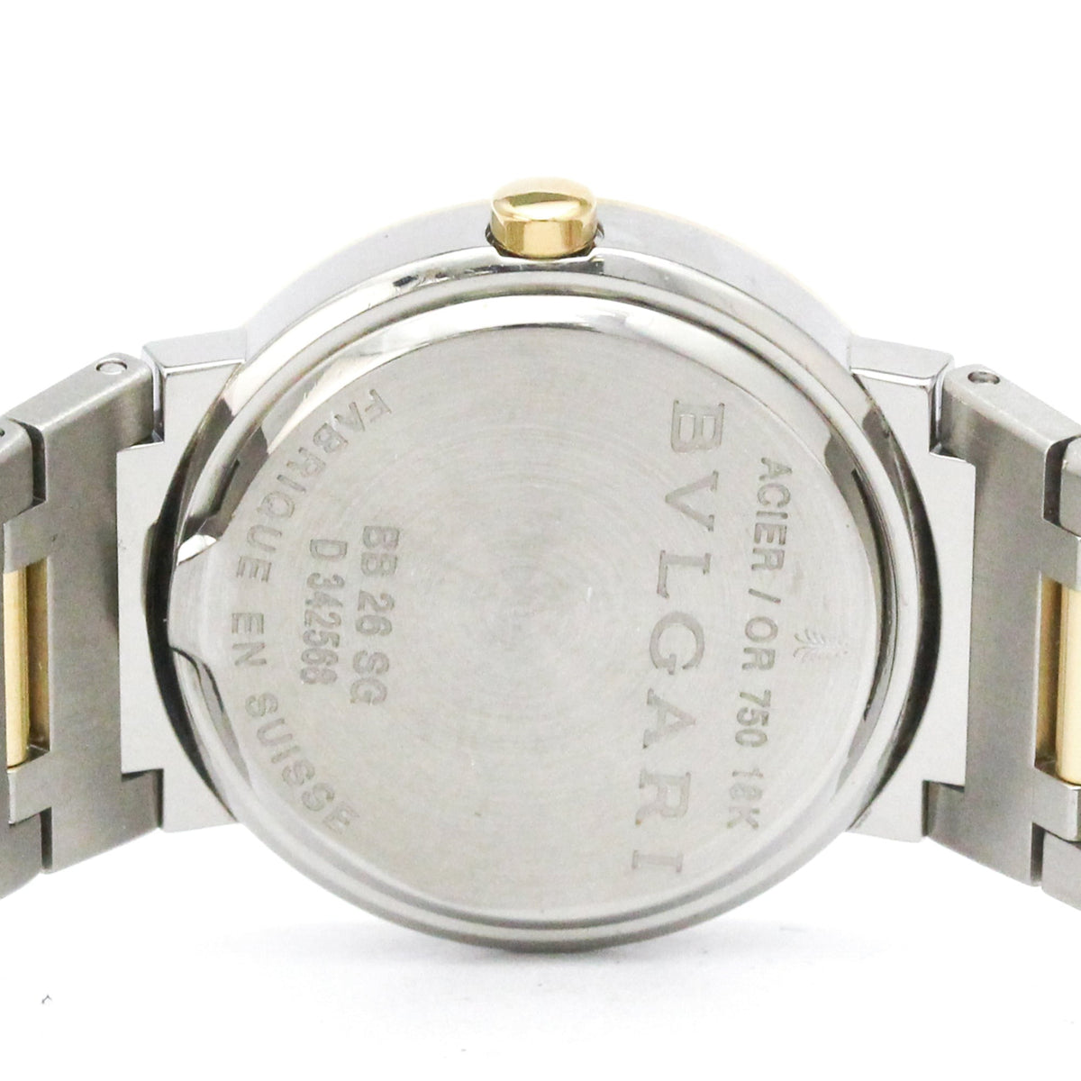 Bvlgari Bvlgari Quartz Stainless Steel And Yellow Gold Watch (Pre-Owned)