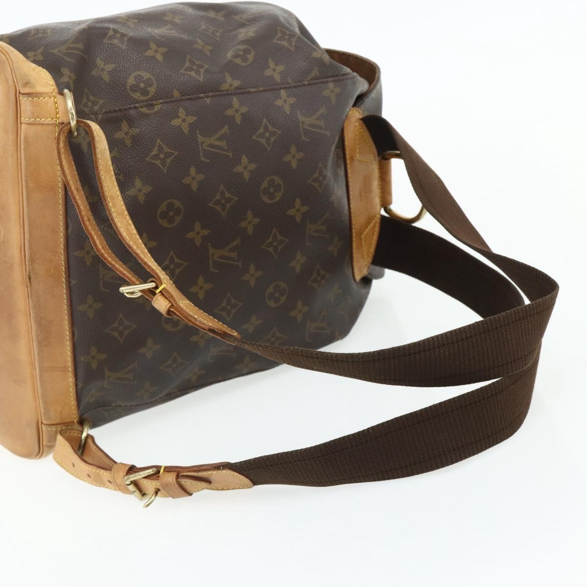 Louis Vuitton Vintage Montsouris Monogram Canvas Brown Canvas Backpack Bag (Pre-Owned)