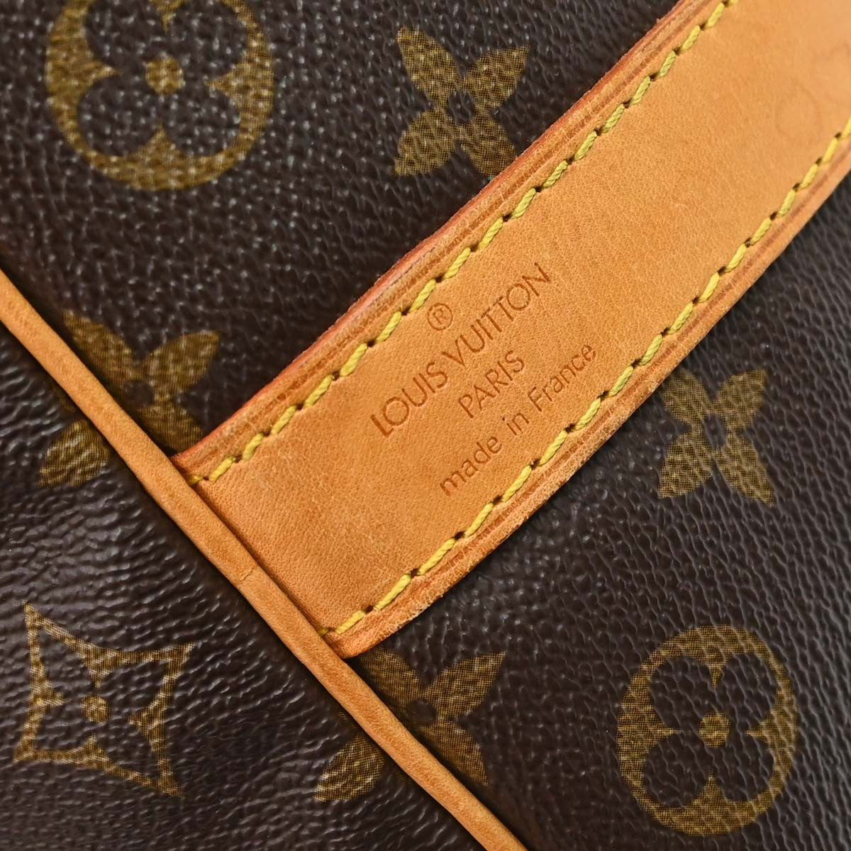 Louis Vuitton Keepall Bandouliere Monogram Canvas Brown Canvas Travel Bag Bag (Pre-Owned)