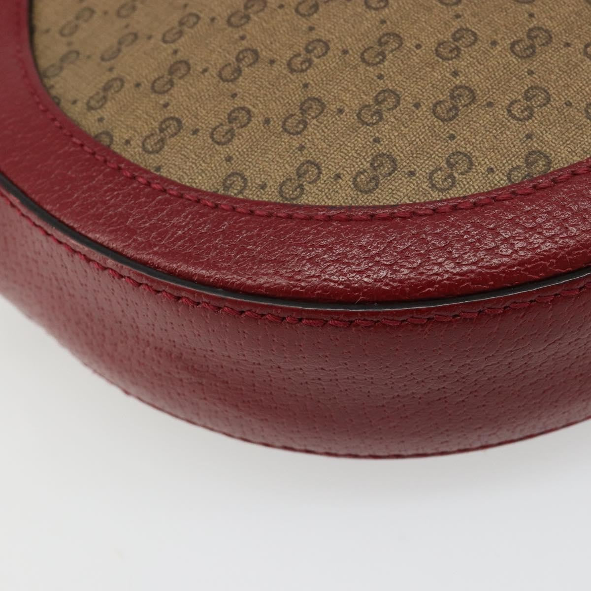 Gucci Doraemon Round Printed Mini Gg Coated Canvas Beige Canvas Shoulder Bag Bag (Pre-Owned)