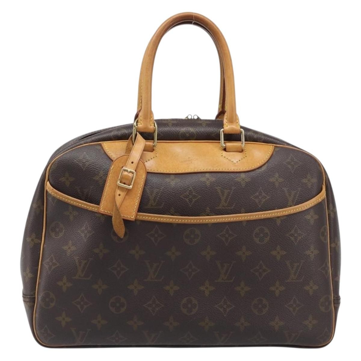 Louis Vuitton Deauville Monogram Canvas Brown Canvas Handbag (Pre-Owned)