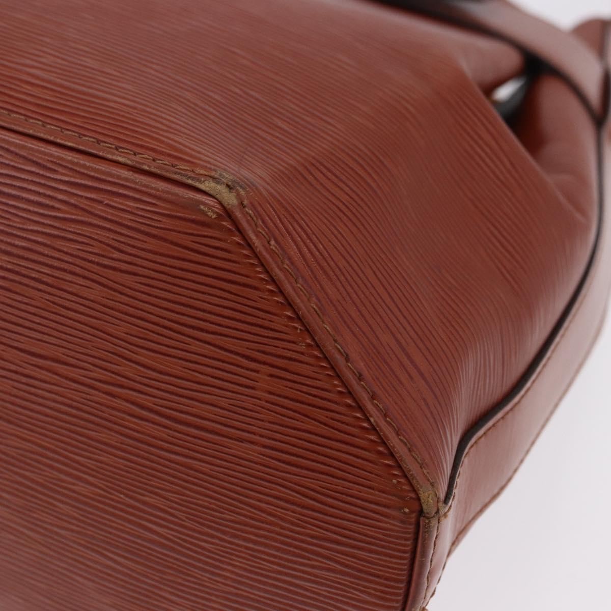 Louis Vuitton Vintage Sac D'epaule Epi Leather Brown Leather Shoulder Bag Bag (Pre-Owned)