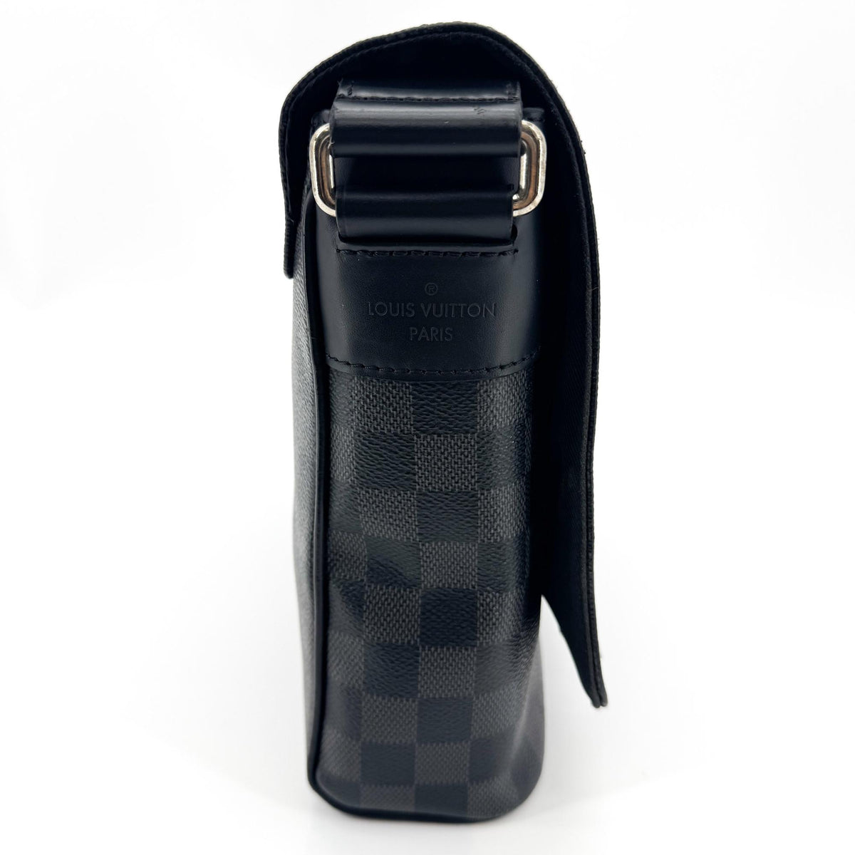 Louis Vuitton Daniel Messenger Damier Graphite Black Canvas Shoulder Bag Bag (Pre-Owned)