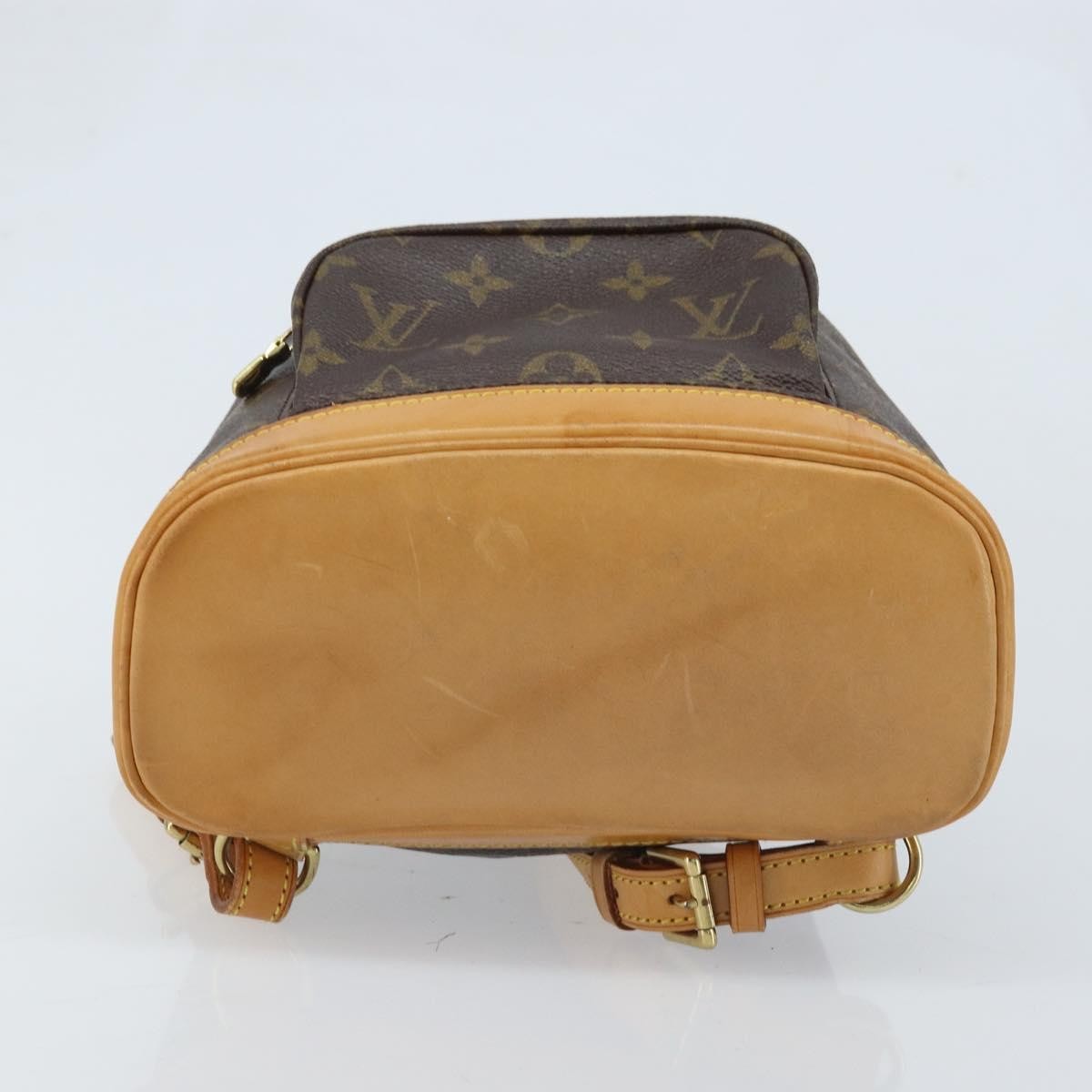 Louis Vuitton Vintage Montsouris Monogram Canvas Brown Canvas Backpack Bag (Pre-Owned)