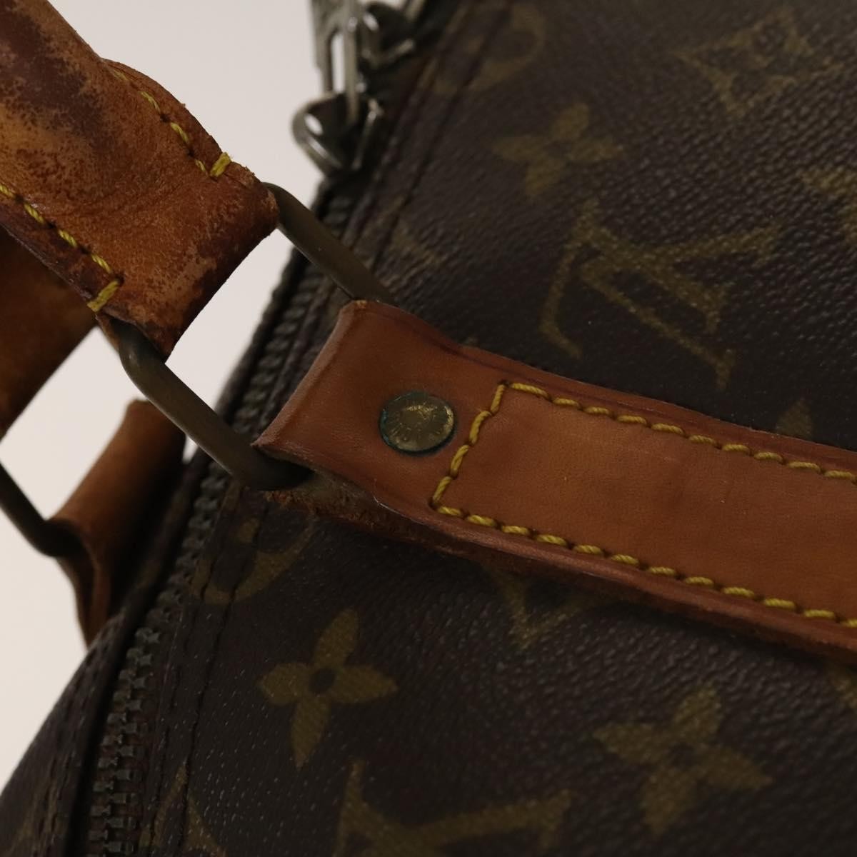 Louis Vuitton Keepall Monogram Canvas Brown Canvas Travel Bag Bag (Pre-Owned)