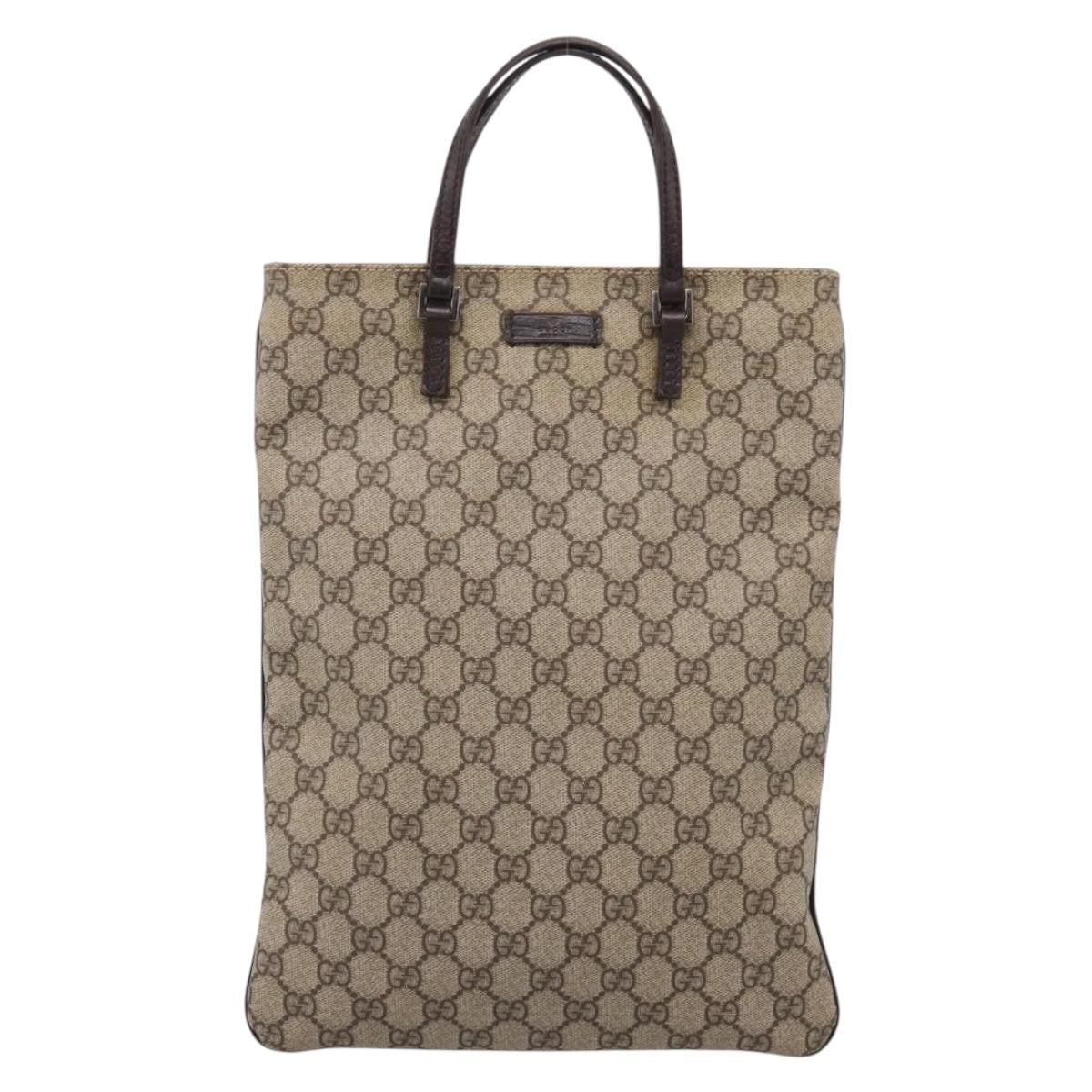Gucci Joy Plus Flat Gg Coated Canvas Beige Canvas Tote Bag Bag (Pre-Owned)