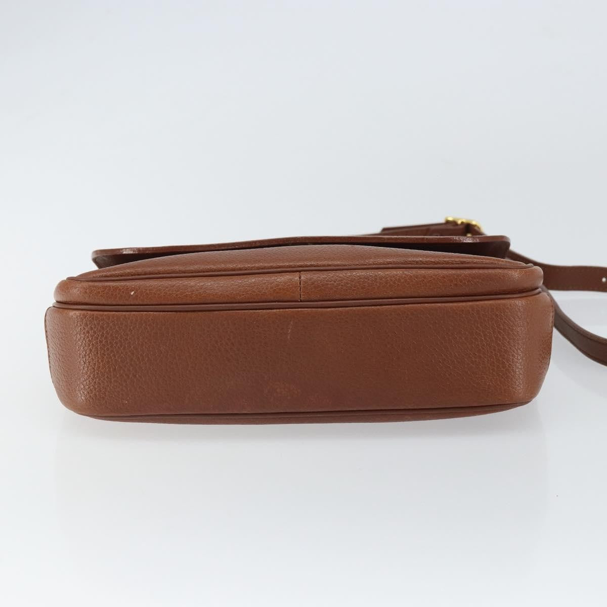 Burberry Vintage Leather Brown Leather Shoulder Bag Bag (Pre-Owned)