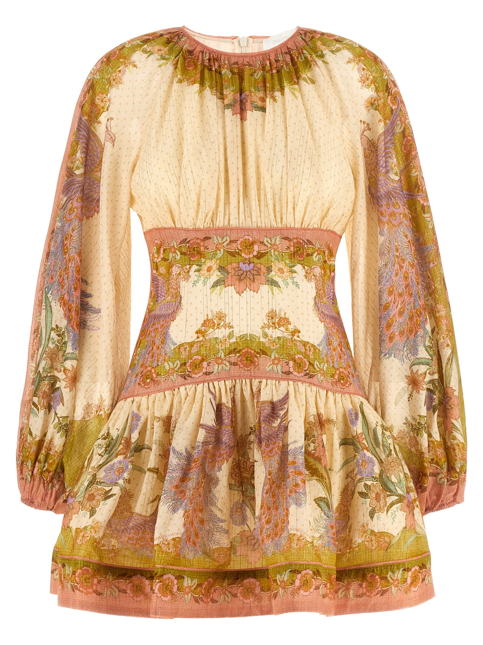 ZIMMERMANN Indra Mini Dress | Chartreuse Scarf Floral