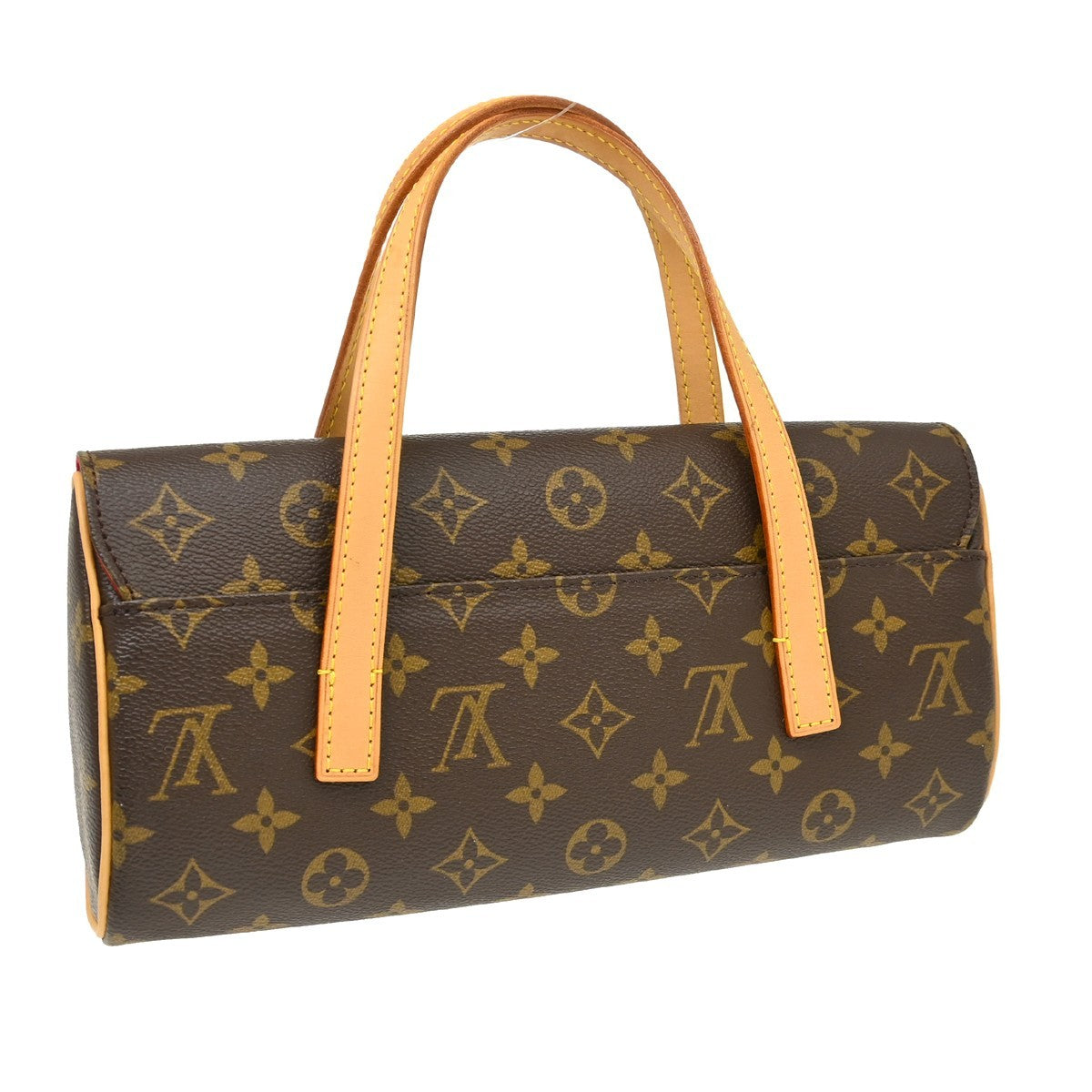 Louis Vuitton Sonatine Monogram Canvas Brown Canvas Handbag (Pre-Owned)
