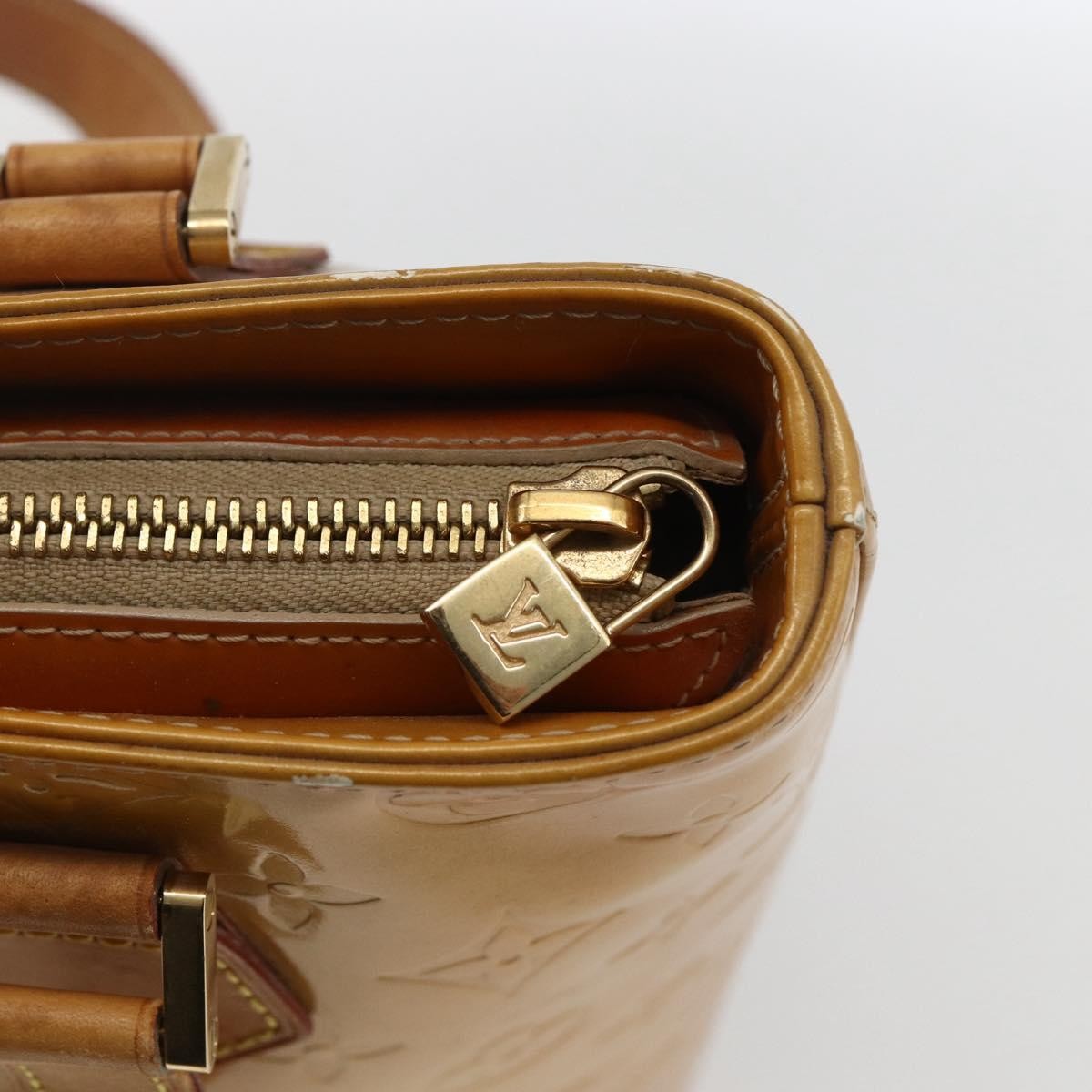 Louis Vuitton Houston Monogram Vernis Beige Patent_Leather Tote Bag Bag (Pre-Owned)