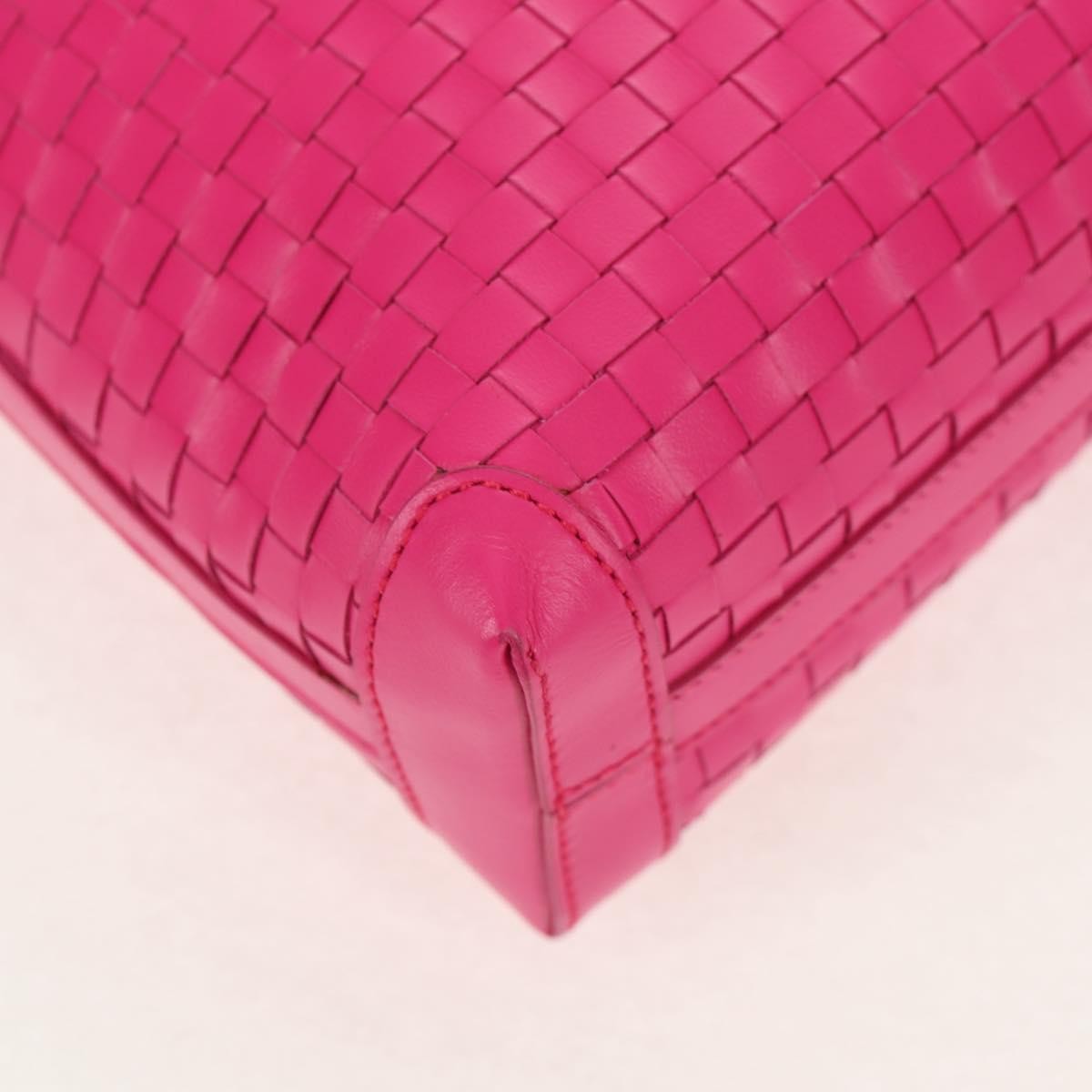 Salvatore Ferragamo Gancini Leather Pink Leather Shoulder Bag Bag (Pre-Owned)