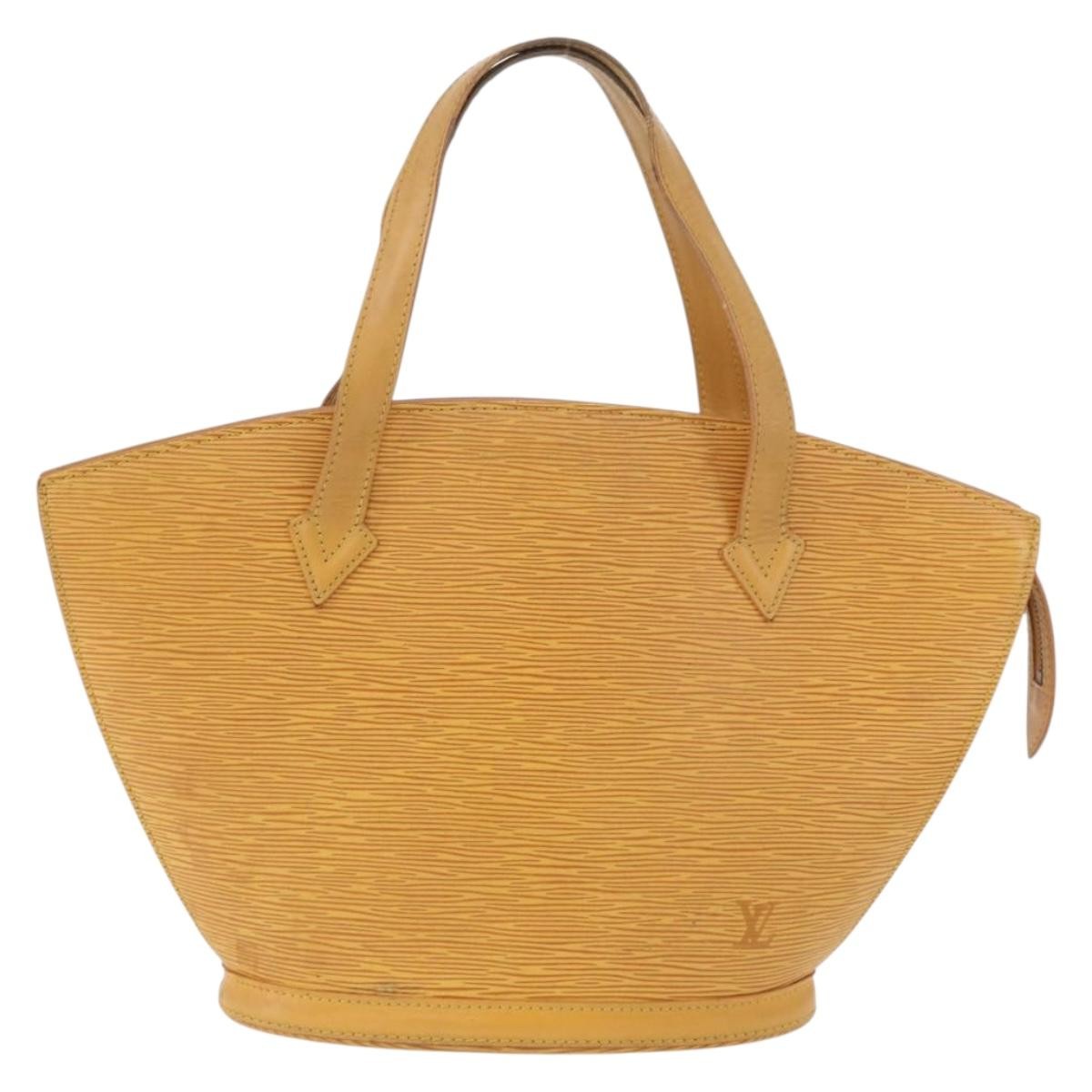 Louis Vuitton Saint Jacques Epi Yellow Leather Handbag (Pre-Owned)
