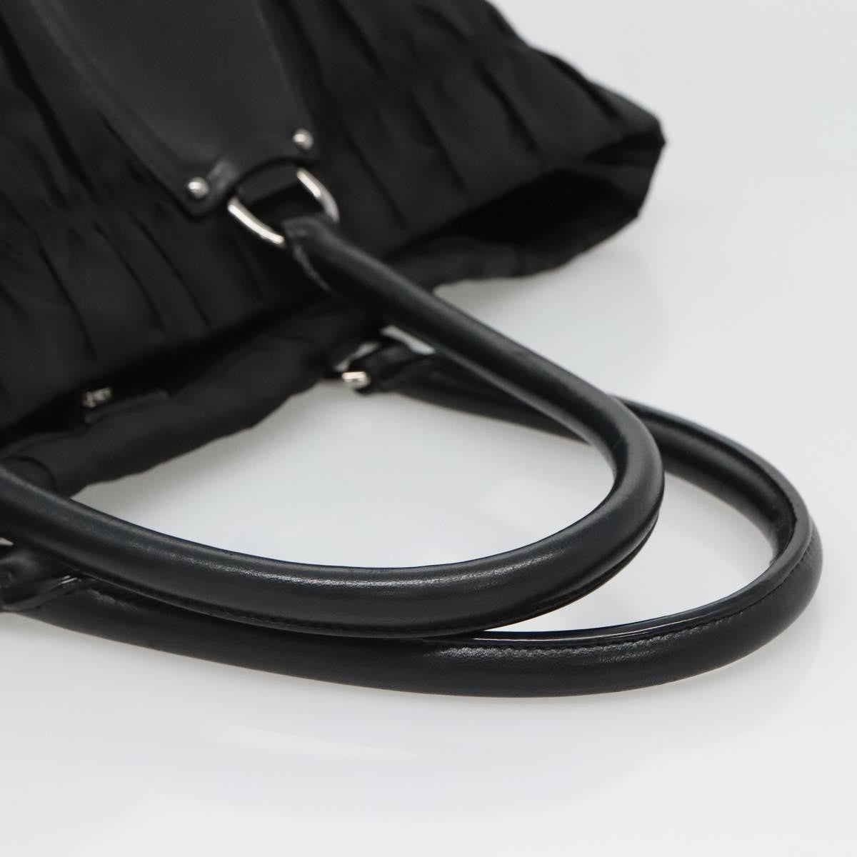 Prada Gaufre Tote Tessuto Black Nylon Bag (Pre-Owned)