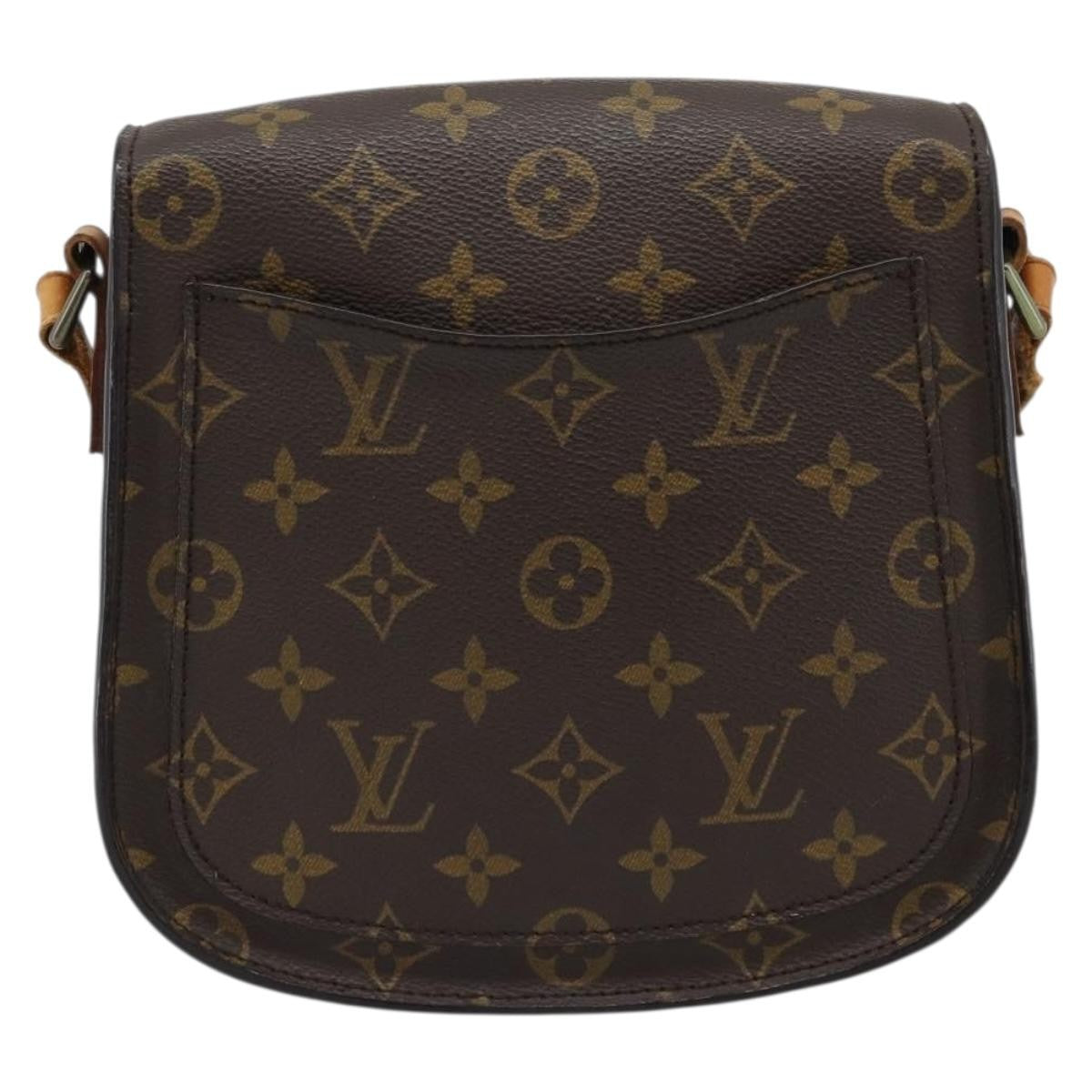 Louis Vuitton Saint Cloud Monogram Canvas Brown Canvas Shoulder Bag Bag (Pre-Owned)