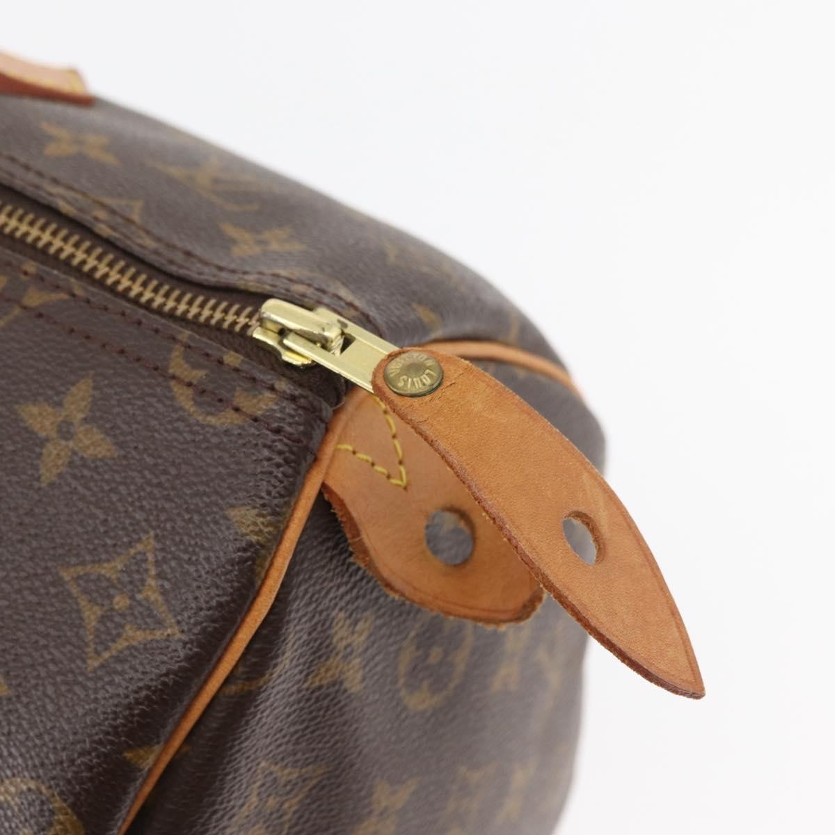 Louis Vuitton Speedy Monogram Canvas Brown Canvas Handbag (Pre-Owned)