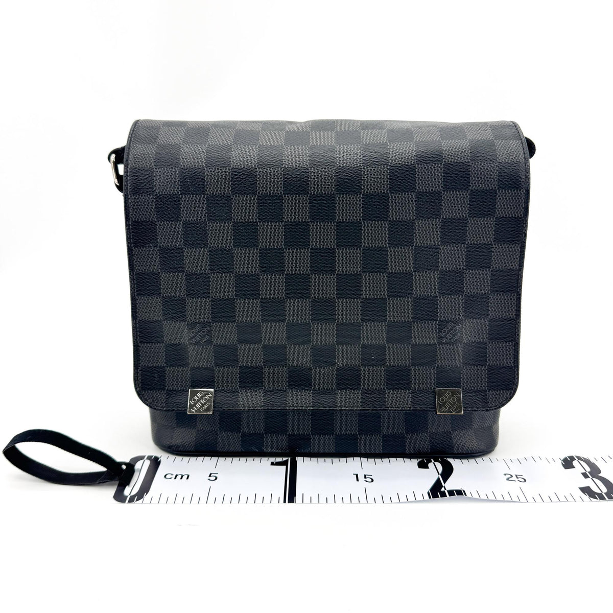 Louis Vuitton Daniel Messenger Damier Graphite Black Canvas Shoulder Bag Bag (Pre-Owned)