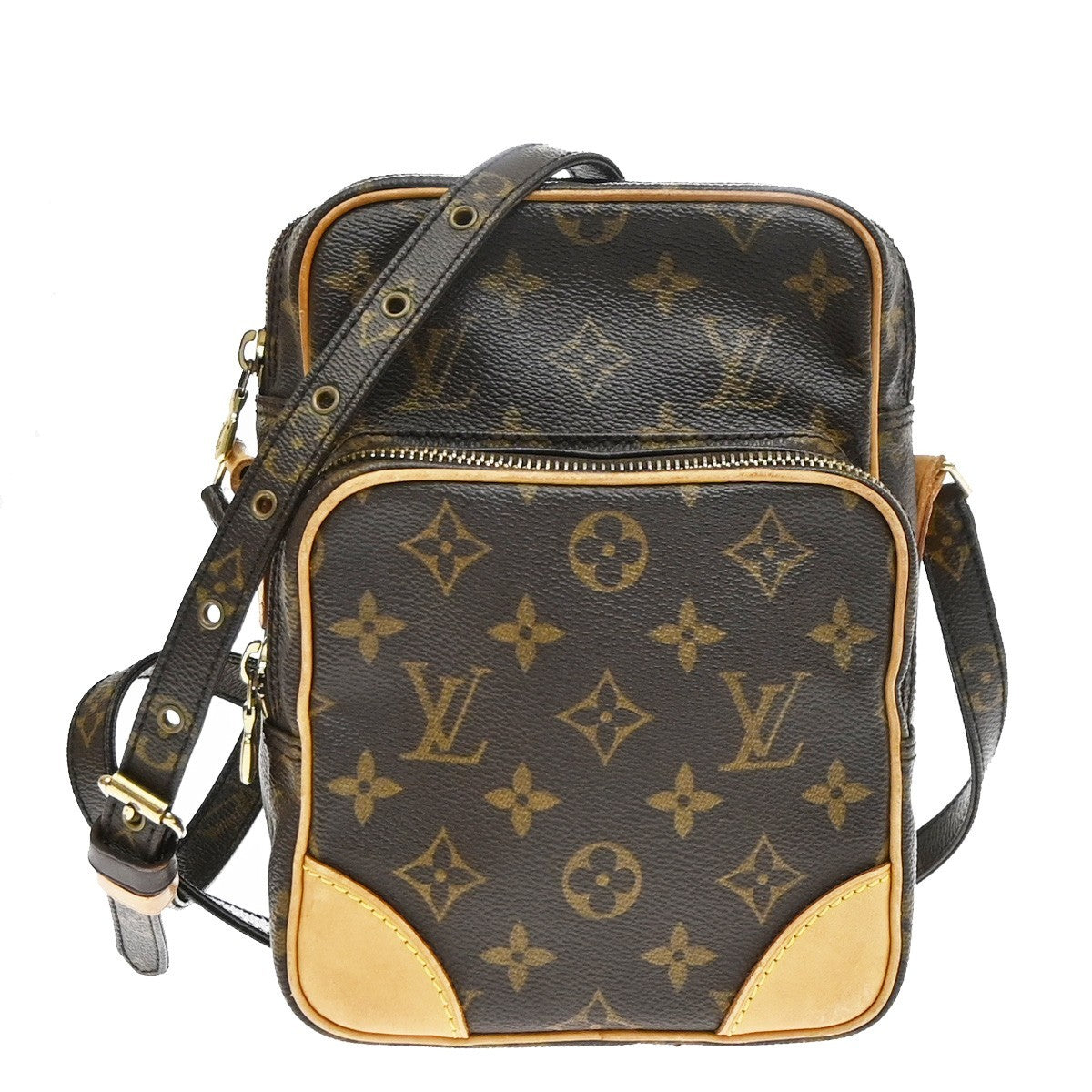 Louis Vuitton Amazone Canvas Brown Canvas Shoulder Bag Bag (Pre-Owned)