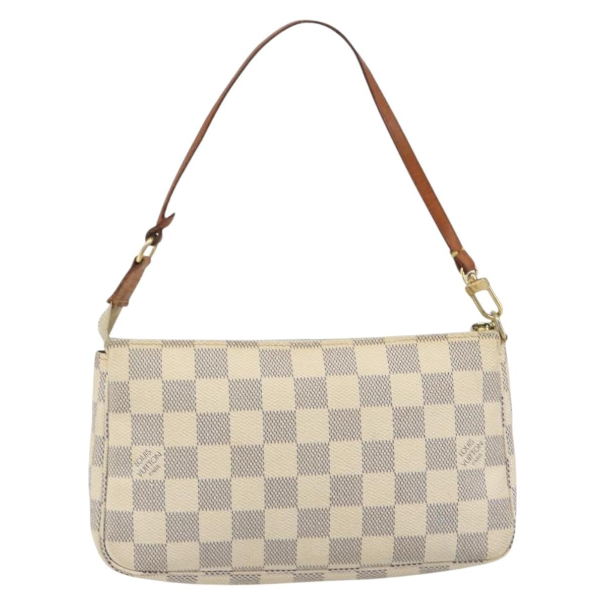 Louis Vuitton Pochette Accessoires Damier Beige Canvas Clutche & Pouche Bag (Pre-Owned)