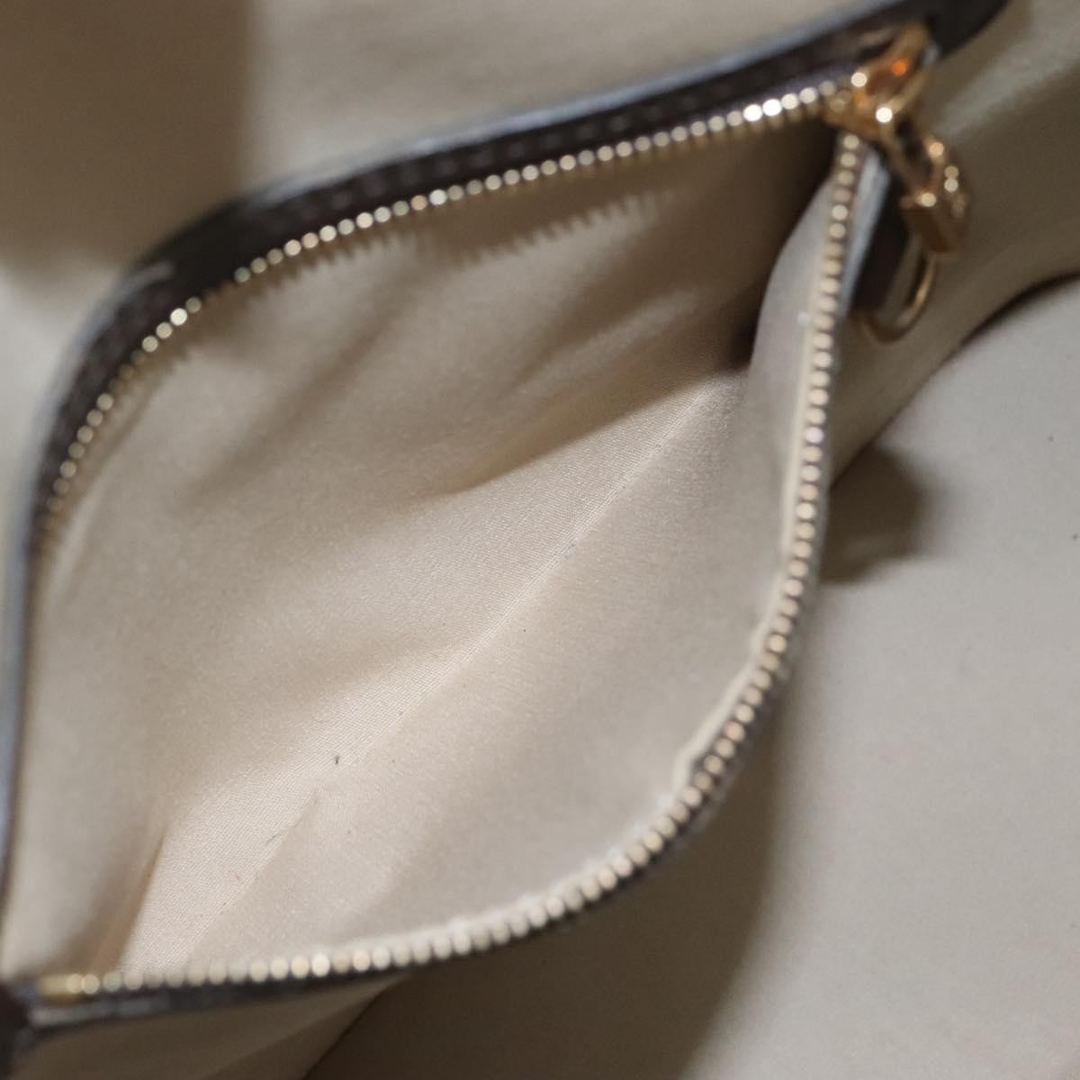 Louis Vuitton Alma Mini Lin Monogram Khaki Canvas Handbag (Pre-Owned)