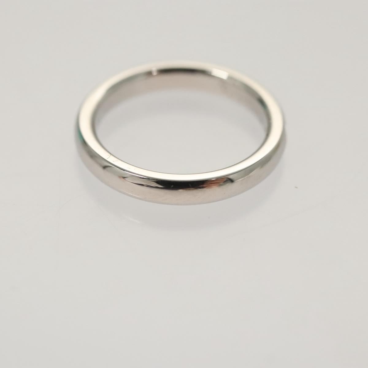 Tiffany & Co. Elsa Peretti Band Platinum Silver Platinum Ring Jewelry (Pre-Owned)