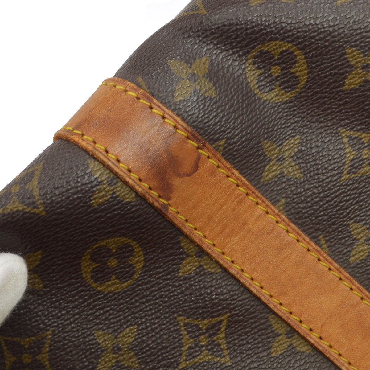 Louis Vuitton Keepall Monogram Canvas Brown Canvas Travel Bag Bag (Pre-Owned)