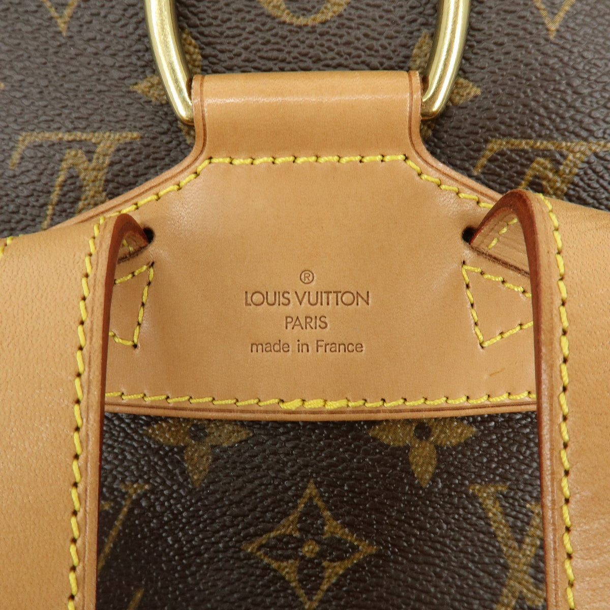 Louis Vuitton Vintage Montsouris Monogram Canvas Brown Canvas Backpack Bag (Pre-Owned)