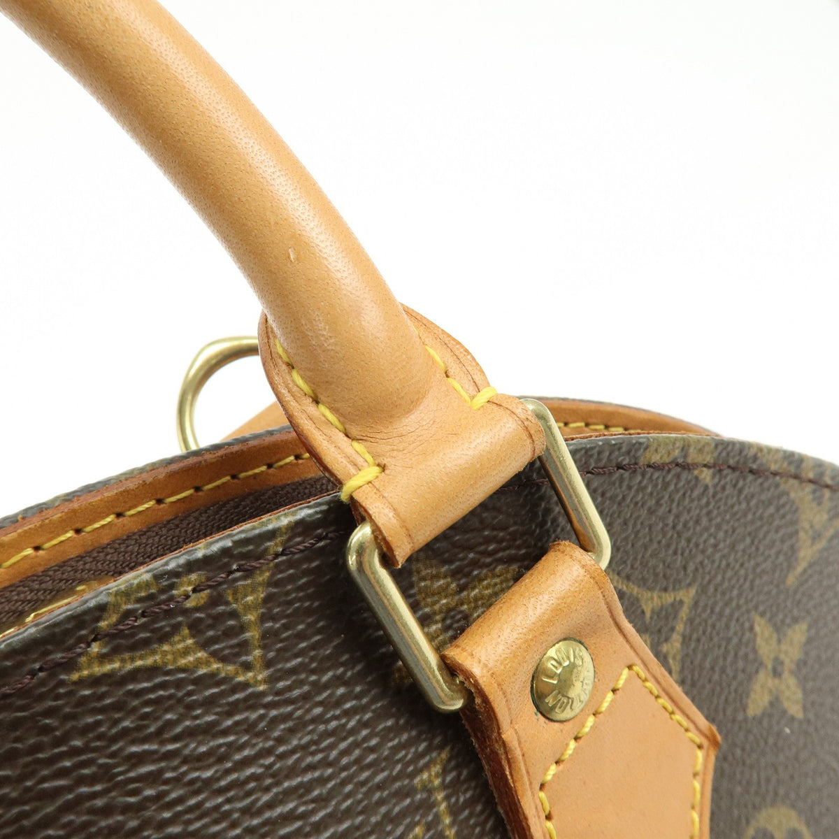 Louis Vuitton Ellipse Monogram Canvas Brown Canvas Handbag (Pre-Owned)