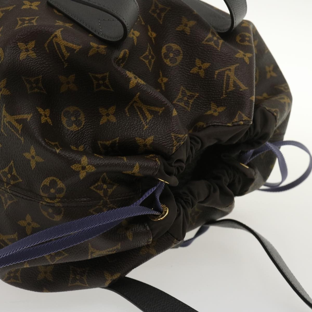 Louis Vuitton Cabas Light Drawstring Monogram Split Canvas Brown Canvas Tote Bag Bag (Pre-Owned)