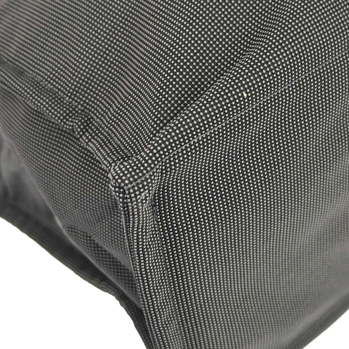 Hermes Fourre Tout Toile Gray Polyamide Tote Bag Bag (Pre-Owned)