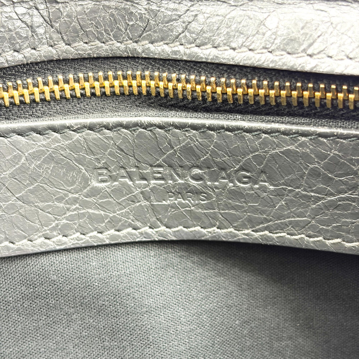 Balenciaga Giant Studs Envelope Clutch Leather Black Leather Clutche & Pouche Bag (Pre-Owned)