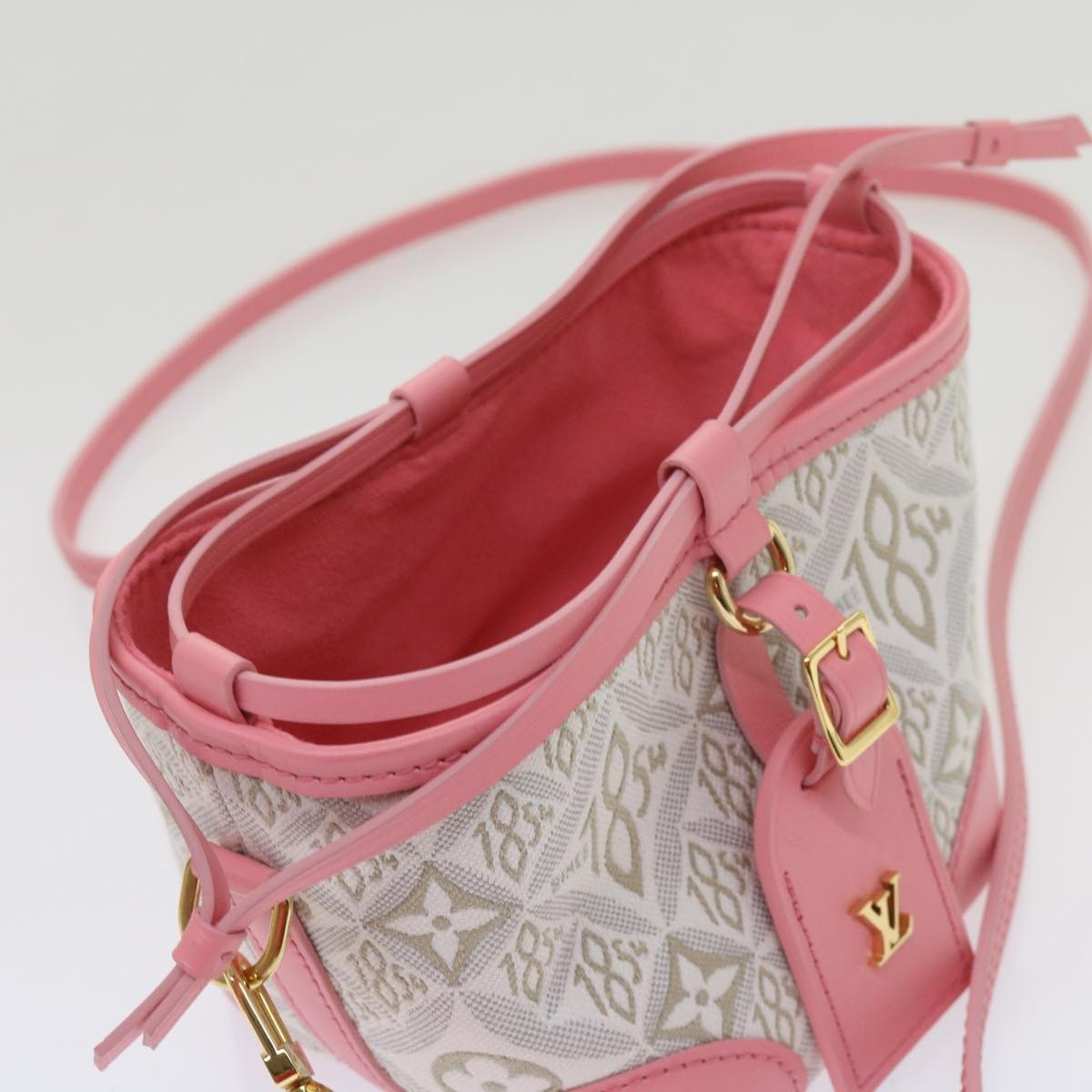 Louis Vuitton Noe Purse Limited Edition Since 1854 Monogram Jacquard Pink Canvas Shoulder Bag Bag (Pre-Owned)