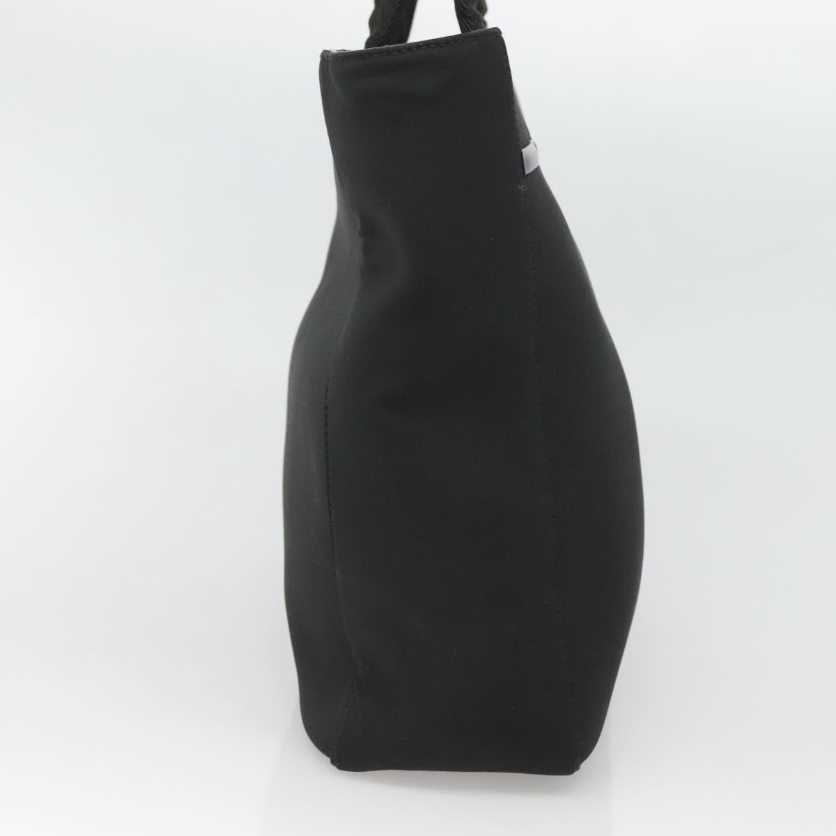 Prada City Sport Bucket Soft Calf Black Canvas Handbag (Pre-Owned)