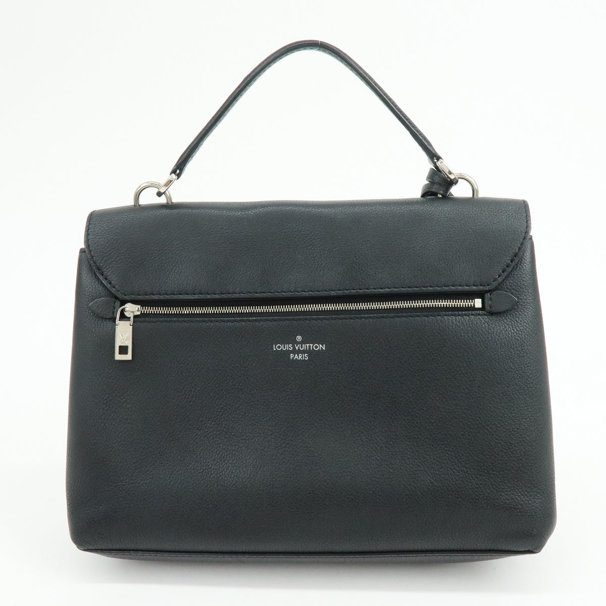 Louis Vuitton Lockme Ever Leather Black Leather Handbag (Pre-Owned)