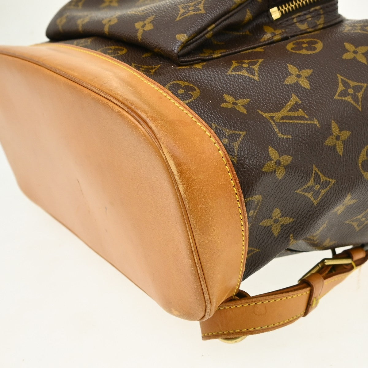 Louis Vuitton Vintage Montsouris Monogram Canvas Brown Canvas Backpack Bag (Pre-Owned)