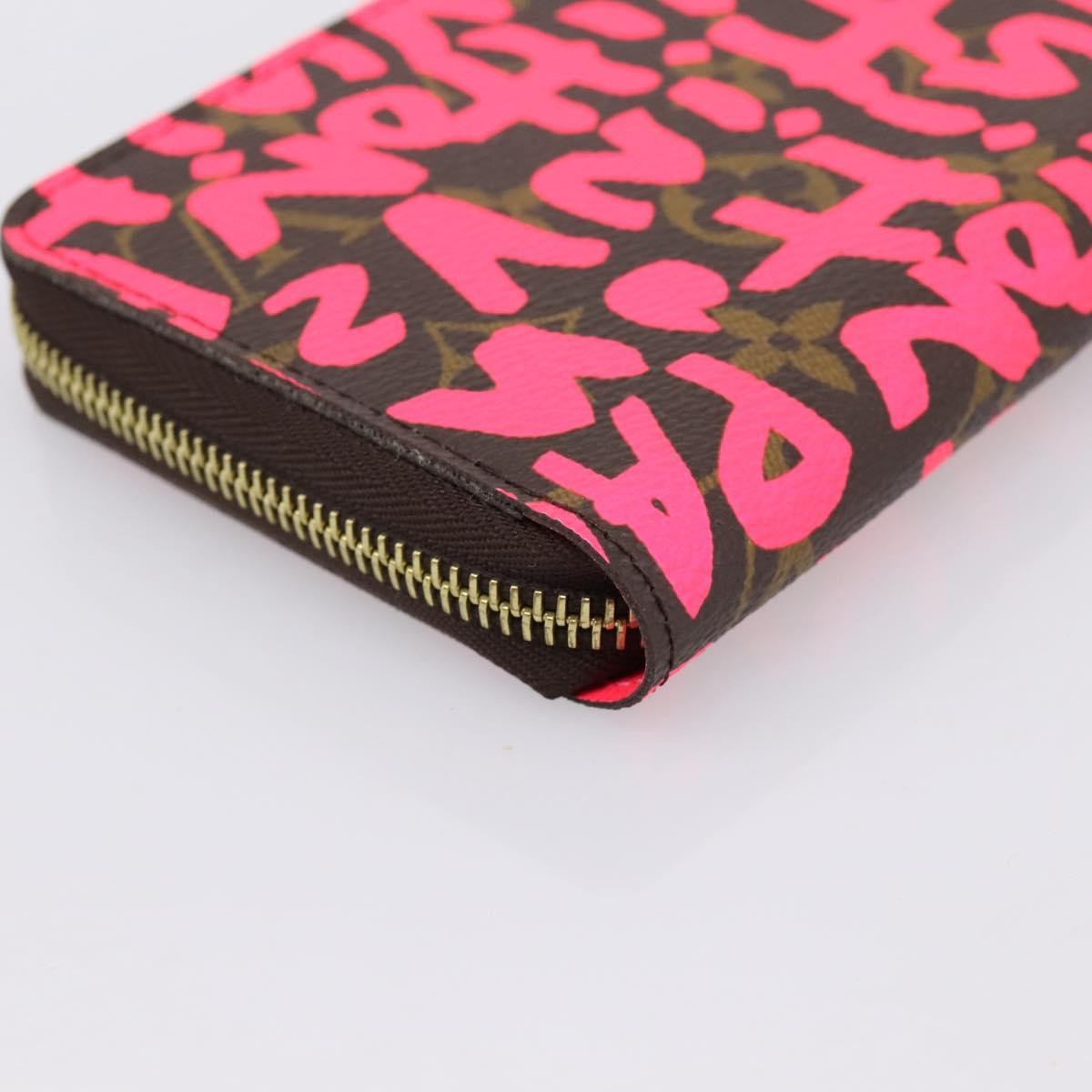 Louis Vuitton Zippy Limited Edition Monogram Graffiti Brown Canvas Wallets Accessory (Pre-Owned)