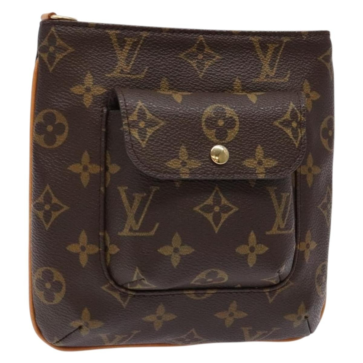 Louis Vuitton Partition Wristlet Clutch Monogram Canvas Brown Canvas Clutche & Pouche Bag (Pre-Owned)
