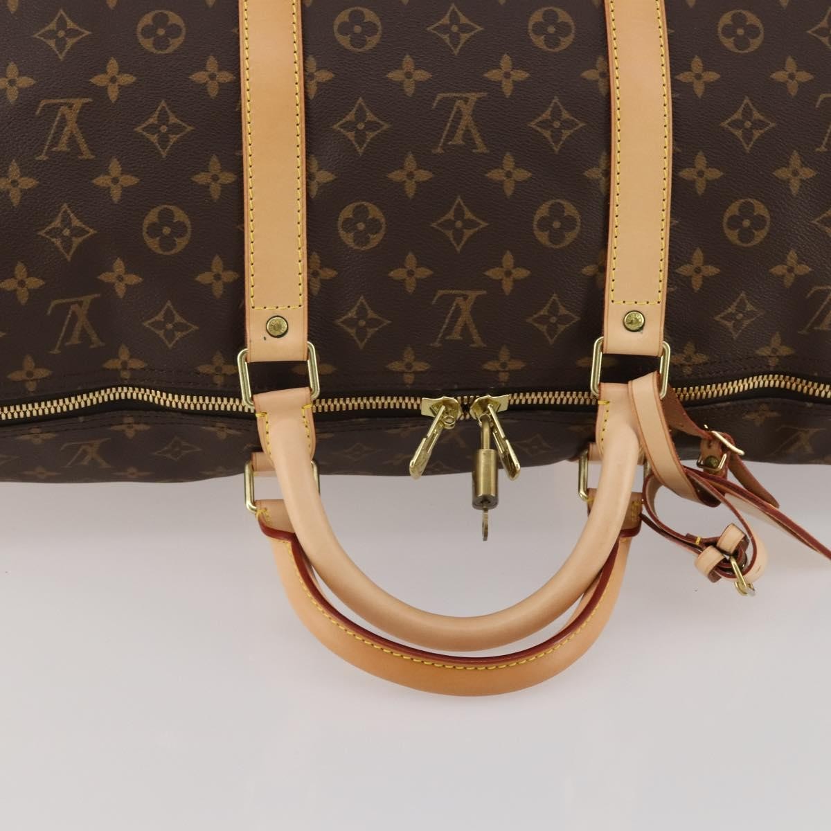 Louis Vuitton Keepall Monogram Canvas Brown Canvas Travel Bag Bag (Pre-Owned)