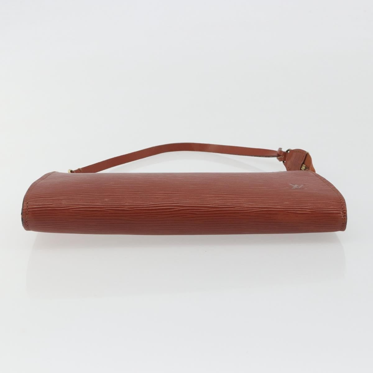 Louis Vuitton Pochette Accessoires Epi Leather Brown Leather Clutche & Pouche Bag (Pre-Owned)