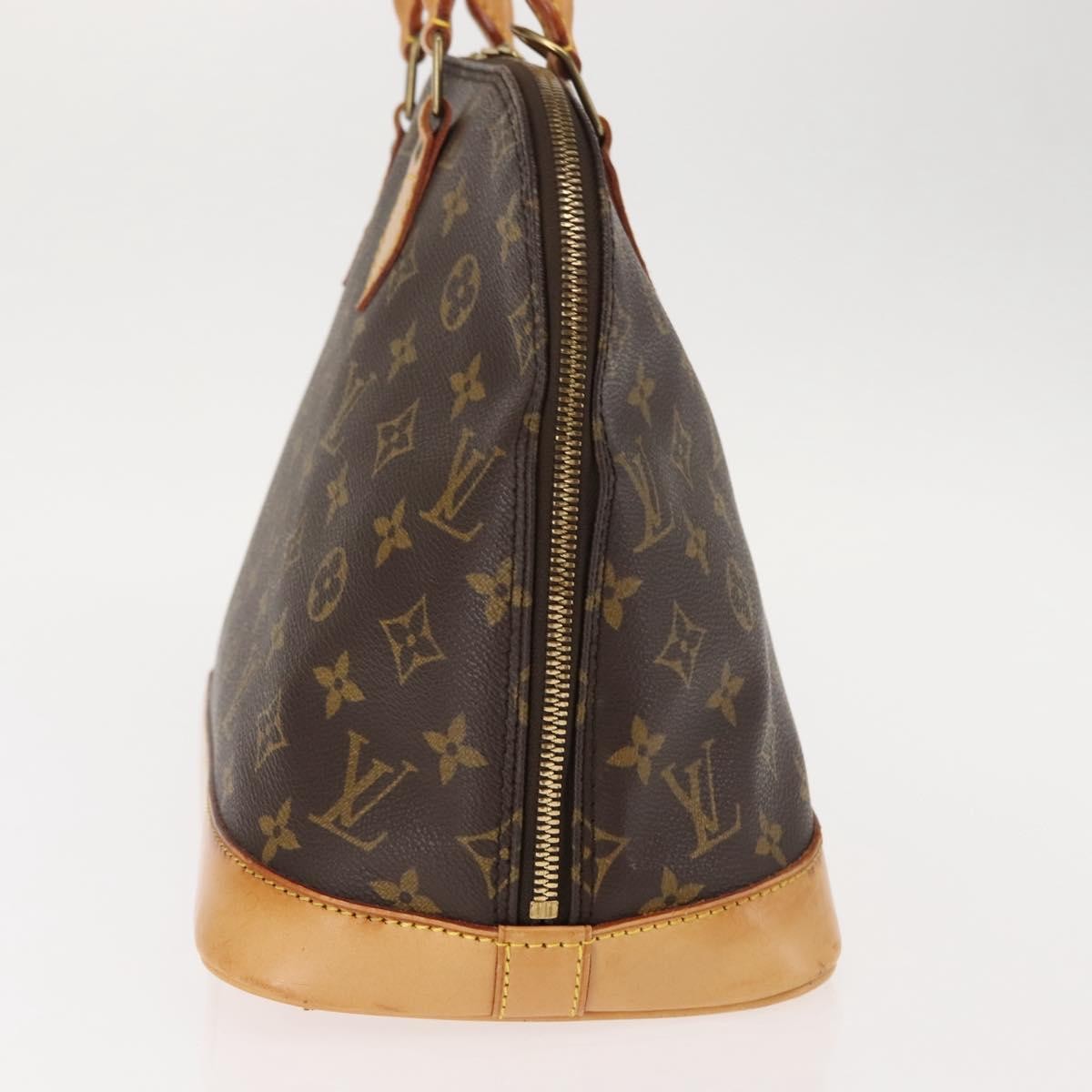 Louis Vuitton Alma Monogram Canvas Brown Canvas Handbag (Pre-Owned)